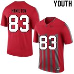 Youth Ohio State Buckeyes #83 Cormontae Hamilton Retro Nike NCAA College Football Jersey November HKI7544ND